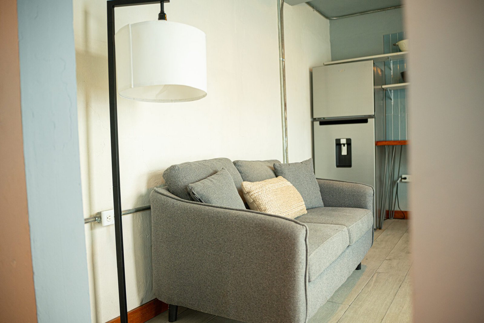 Back unit living area with kitchenette